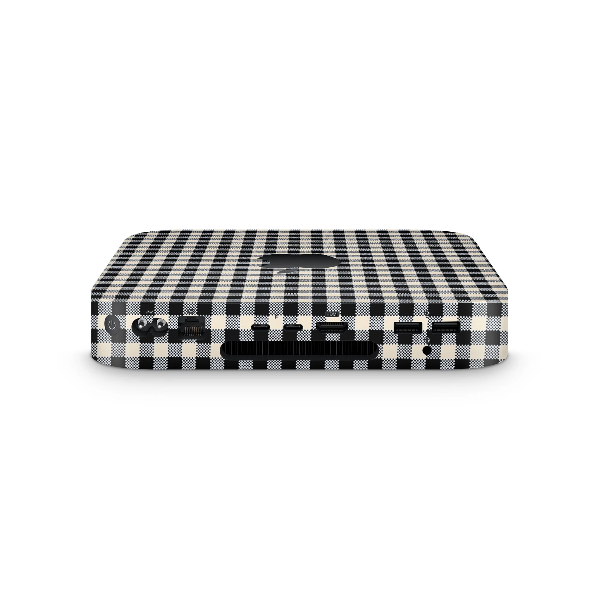 Black Gingham Mac Mini - Image 2