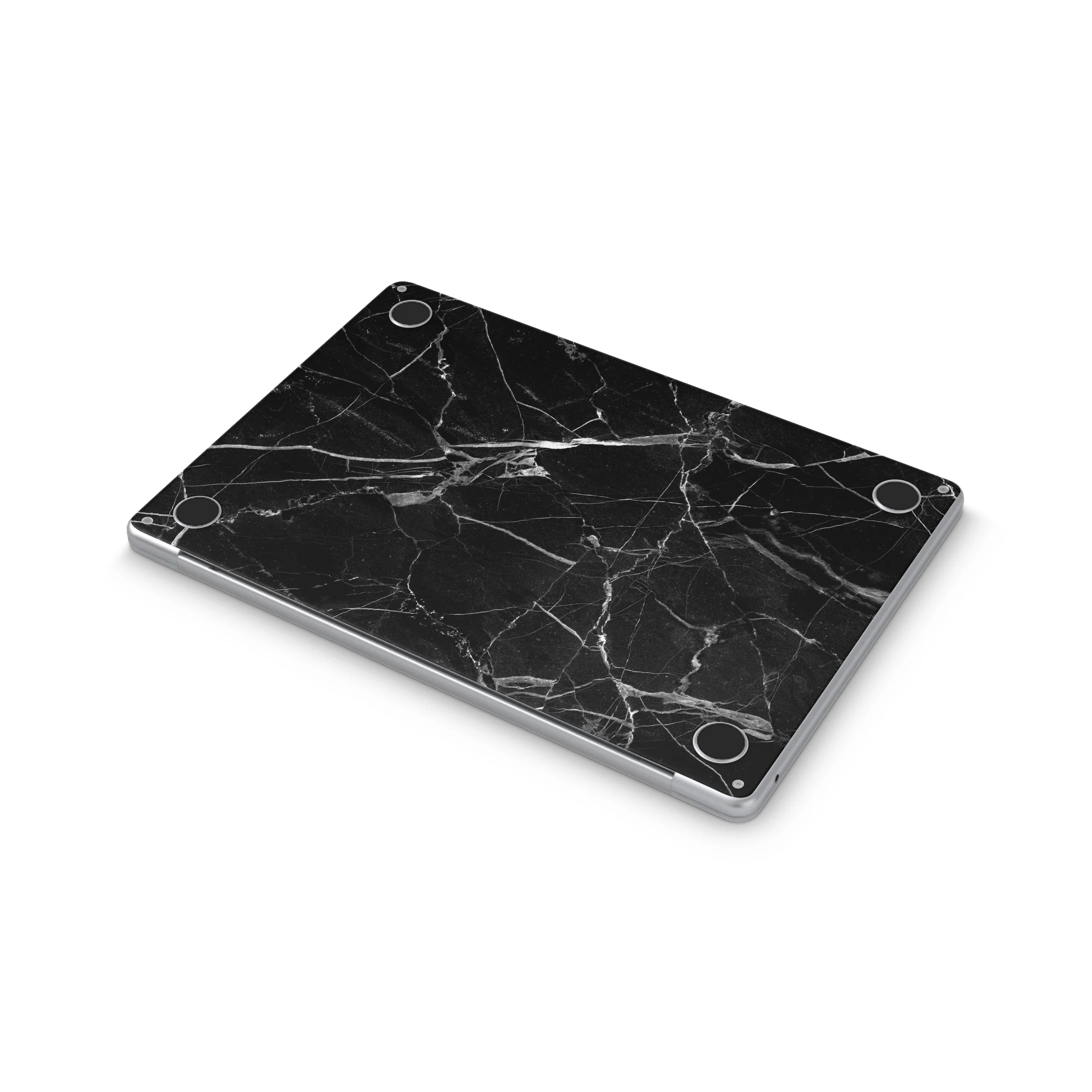 Black Hyper Marble MacBook Skin + Case - Image 2