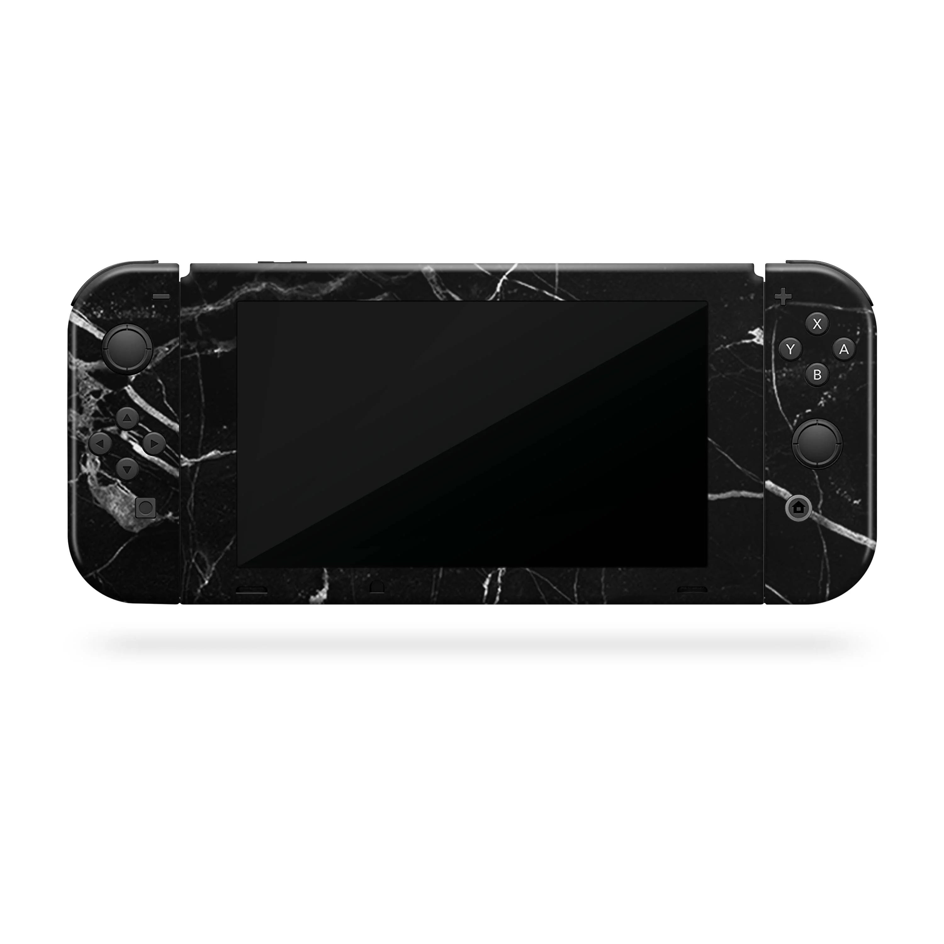 Black Hyper Marble Nintendo Switch Skin - Image 2