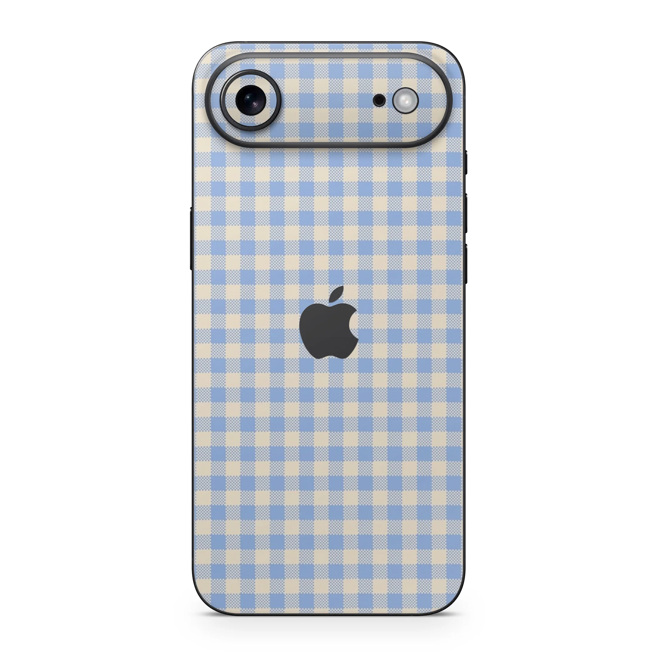 Blue Gingham iPhone Skin + Case - Image 2