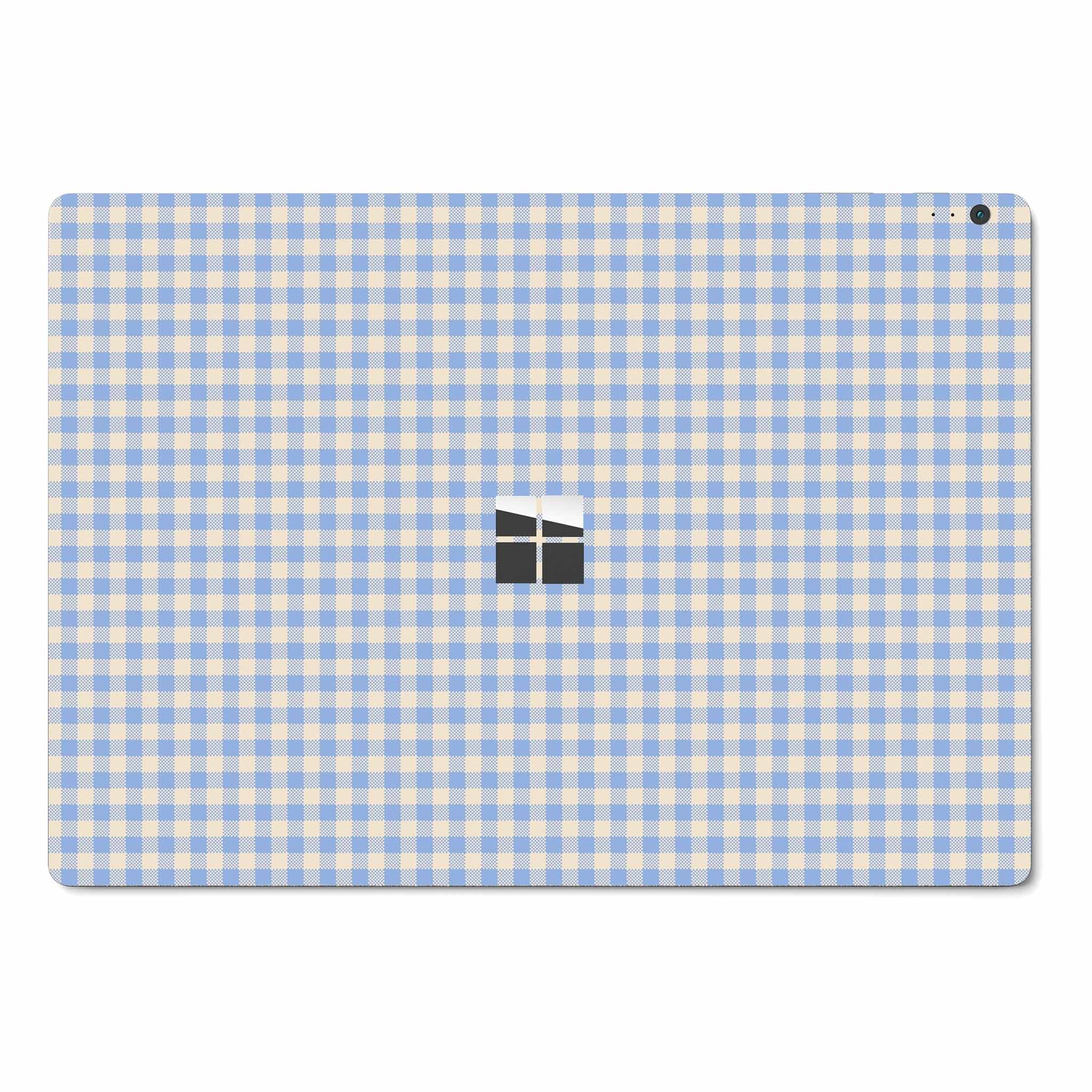 Blue Gingham Microsoft Surface Skin - Image 3