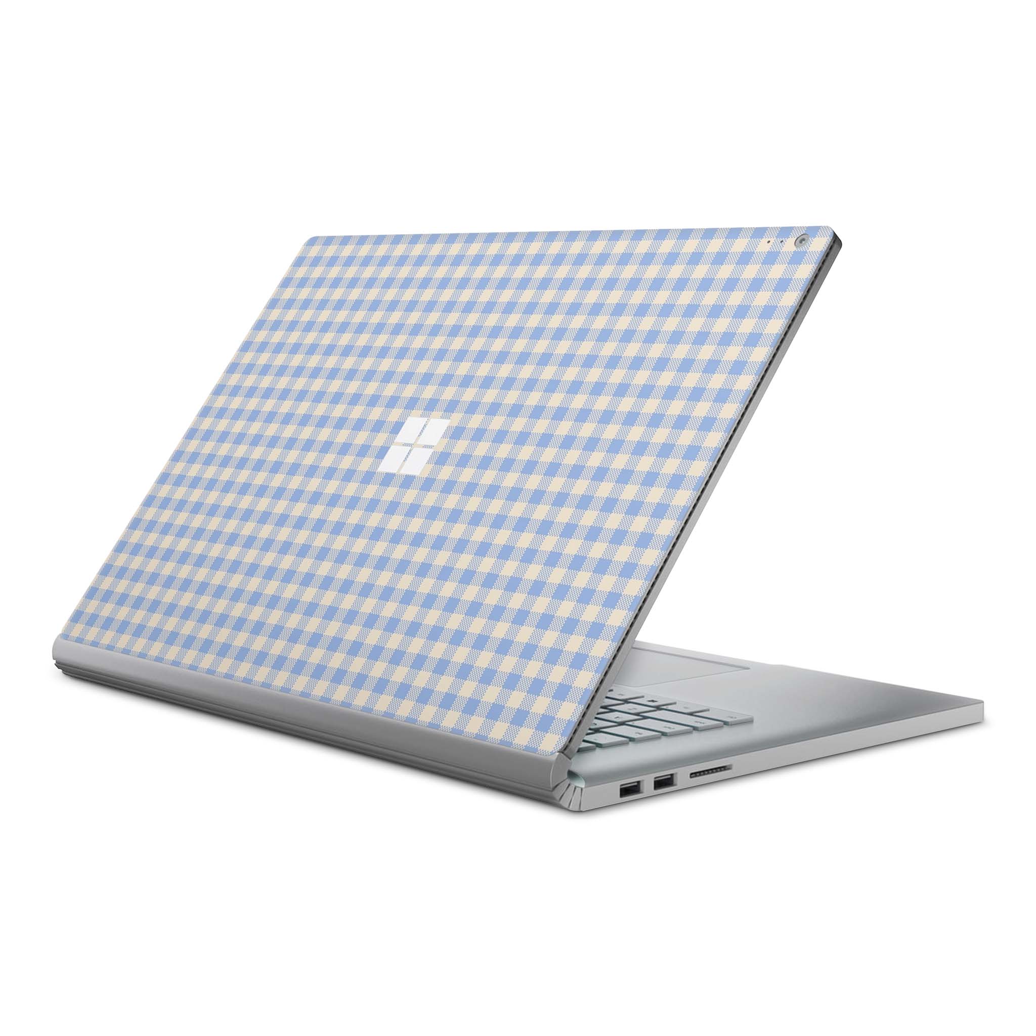 Blue Gingham Microsoft Surface Skin - Image 5