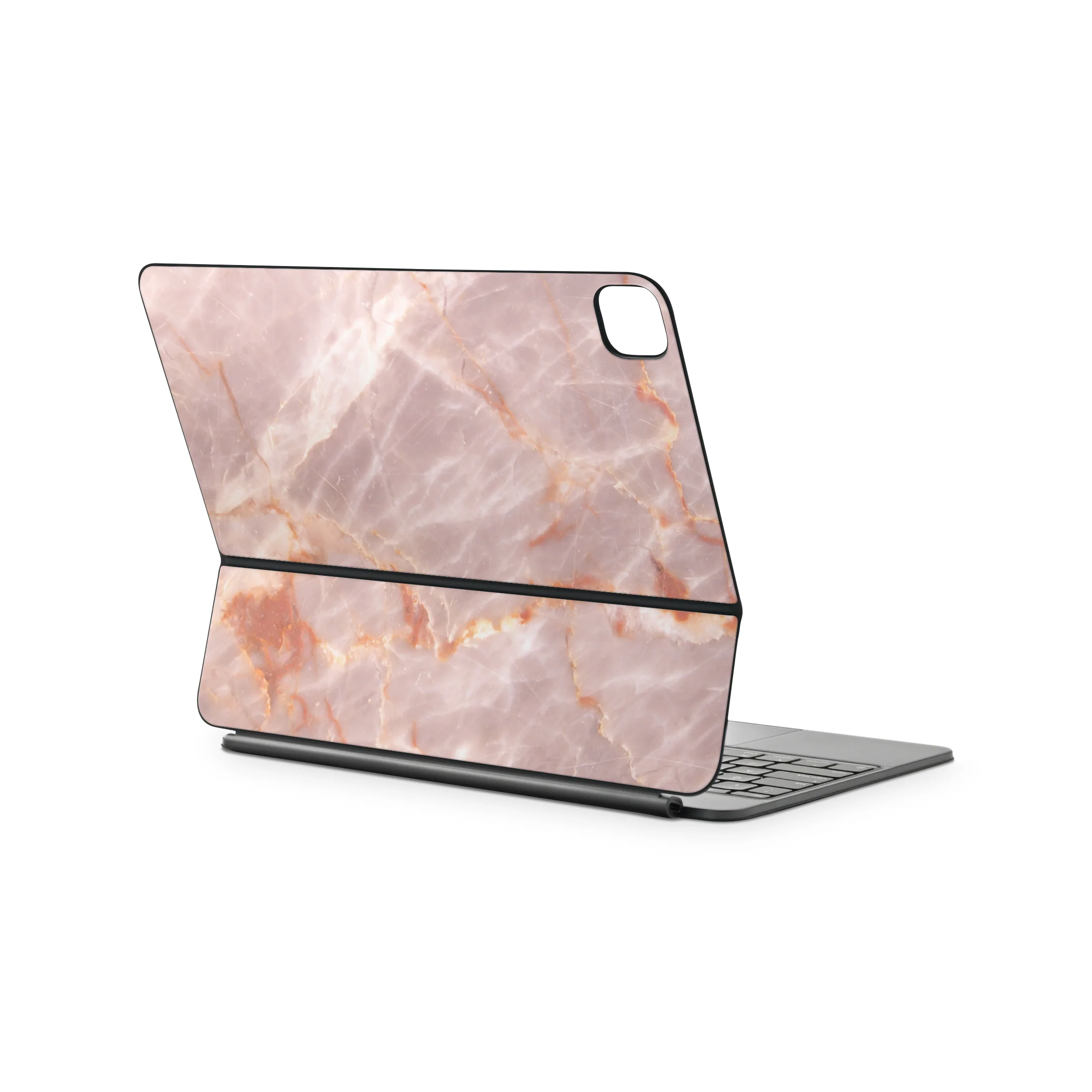 Blush Marble Magic Keyboard Skin for iPad