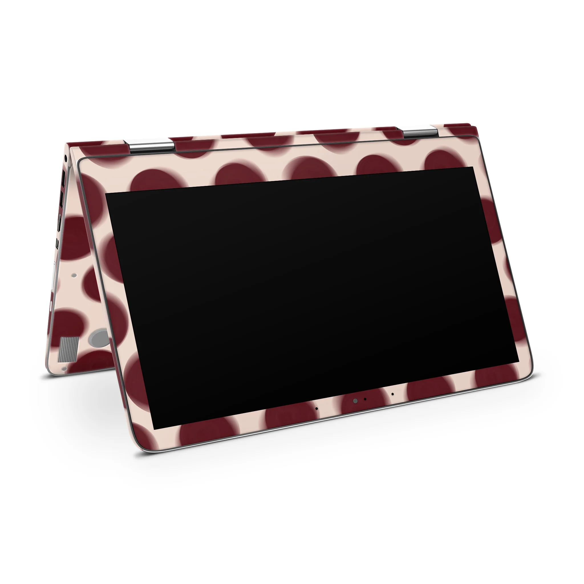 Burgundy Dot HP ProBook Skin - Image 3