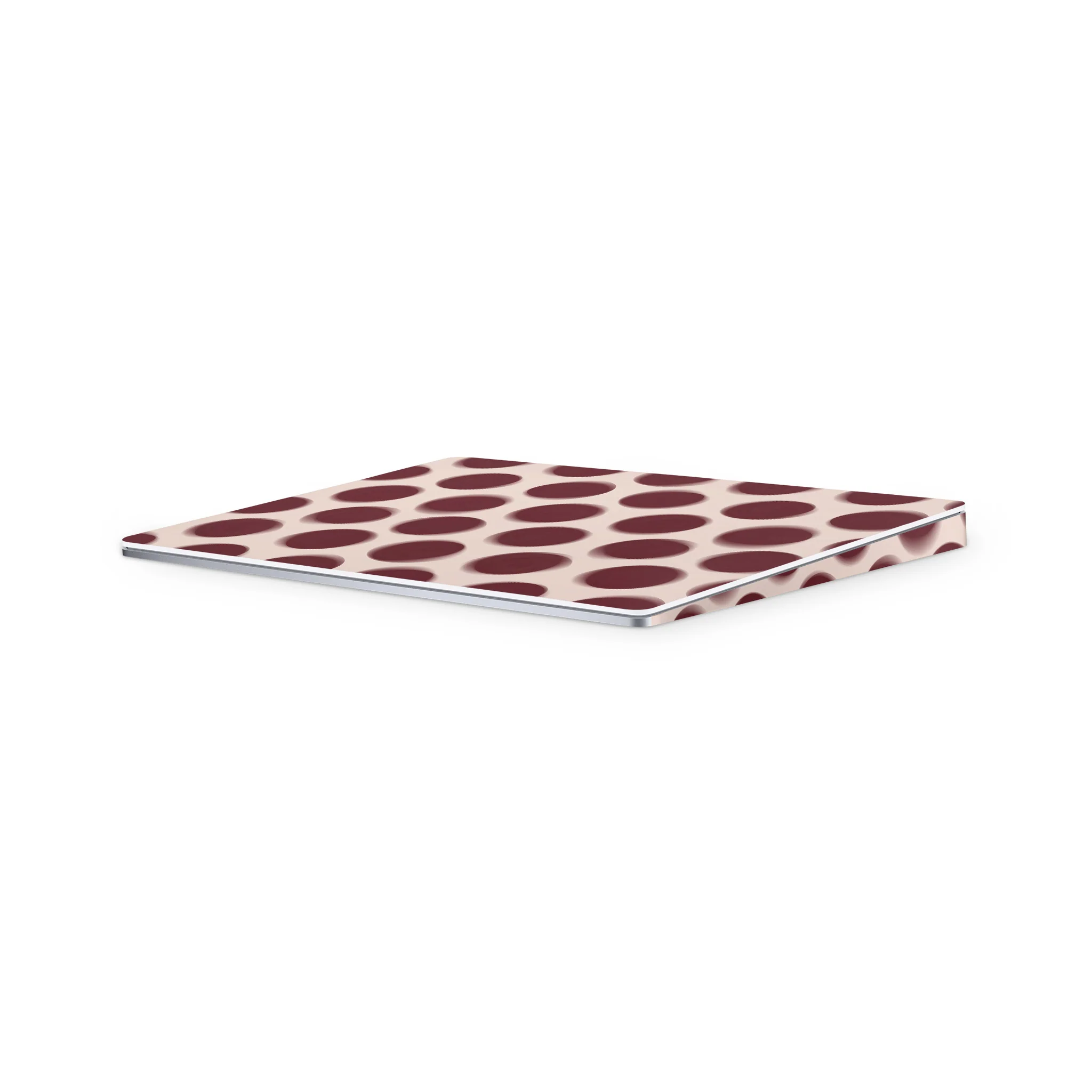 Burgundy Dot Magic Trackpad Skin