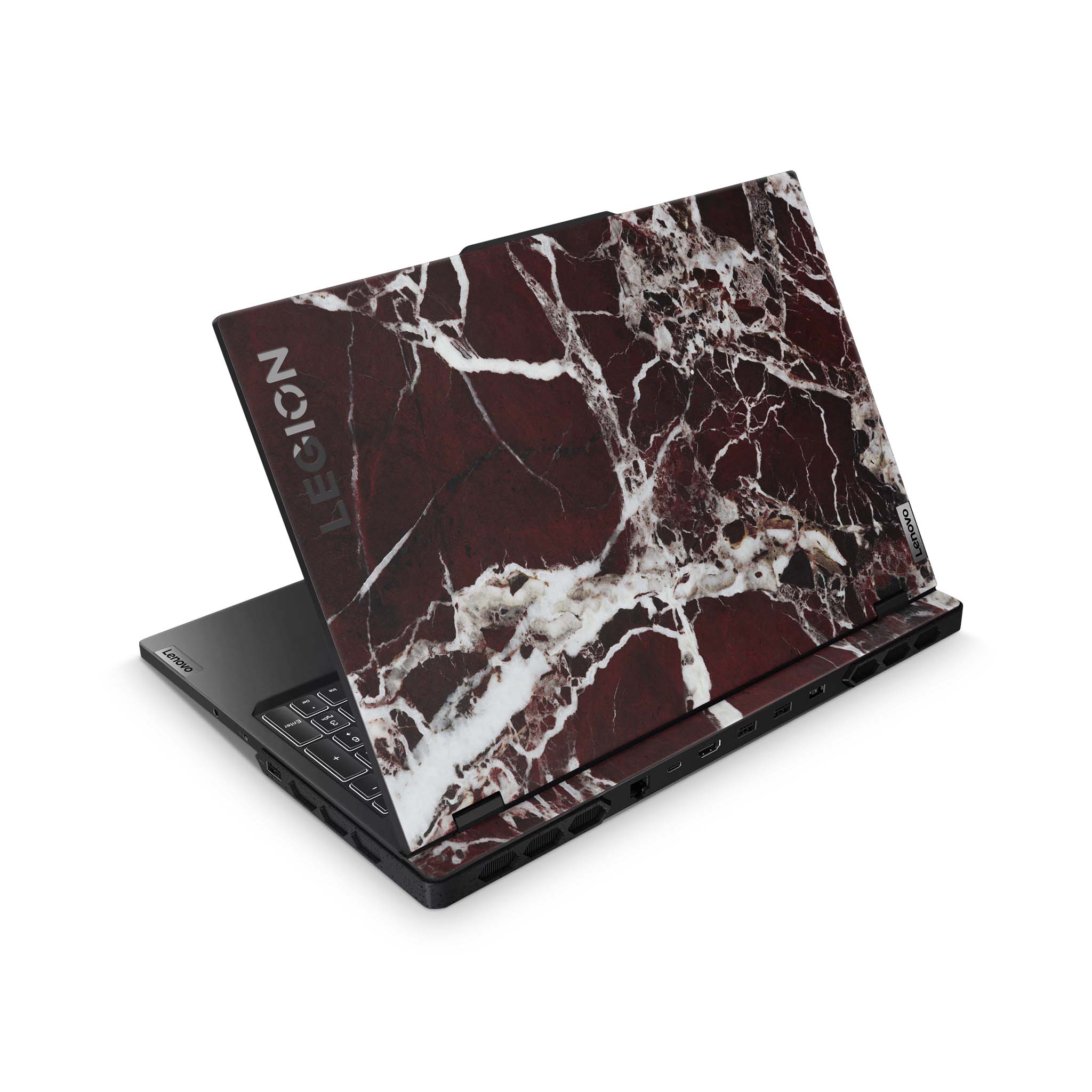 Burgundy Marble Lenovo ThinkPad Skin - Image 2