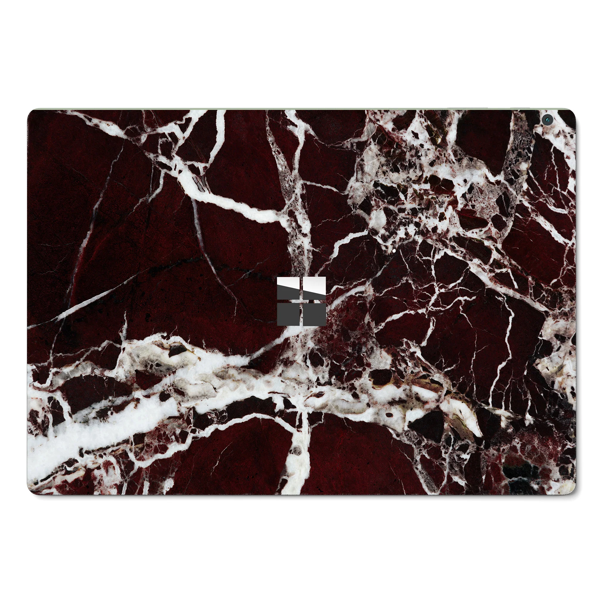 Burgundy Marble Microsoft Surface Skin - Image 2