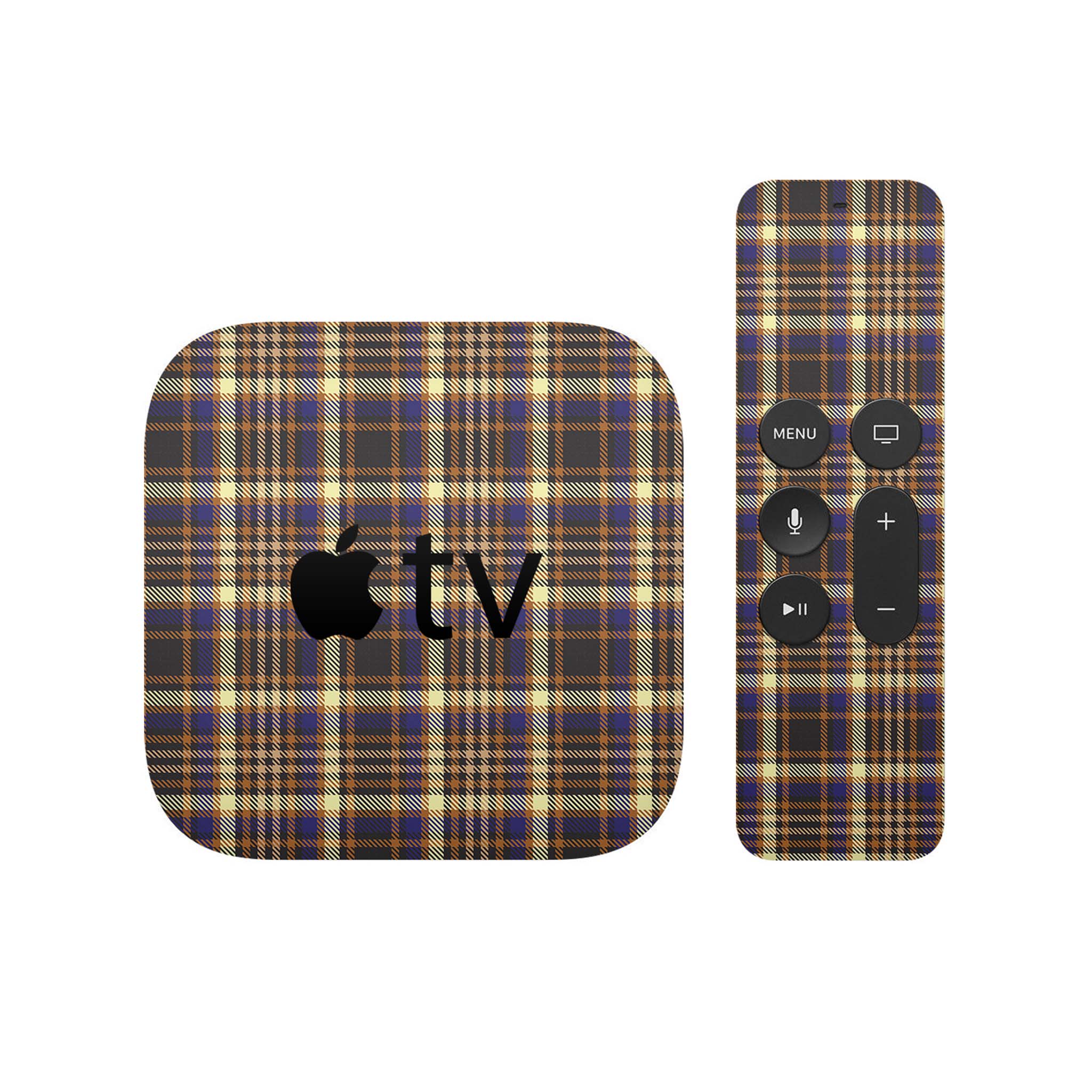 Butterscotch Plaid Apple TV Skin - Image 2