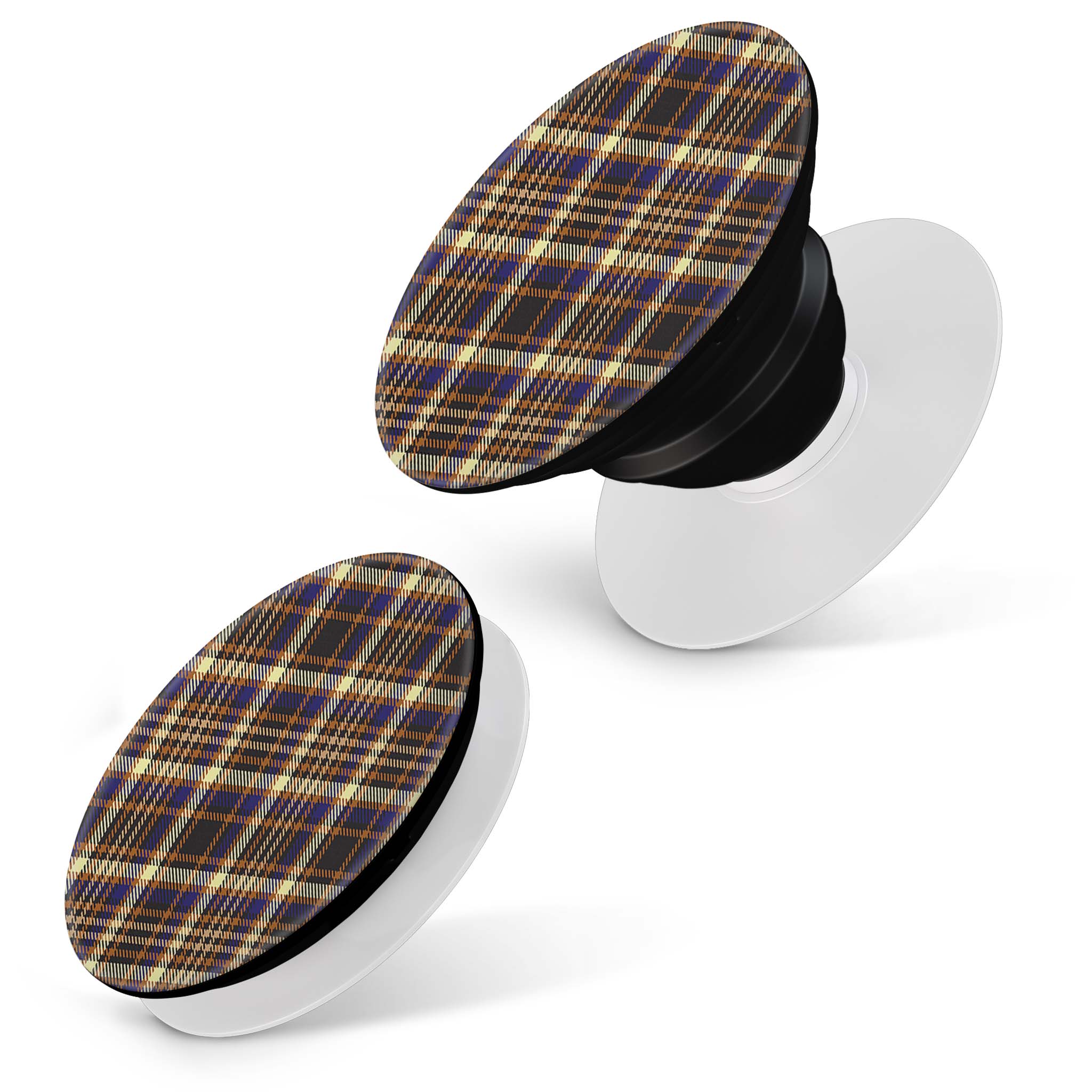 Butterscotch Plaid PopSockets Skin