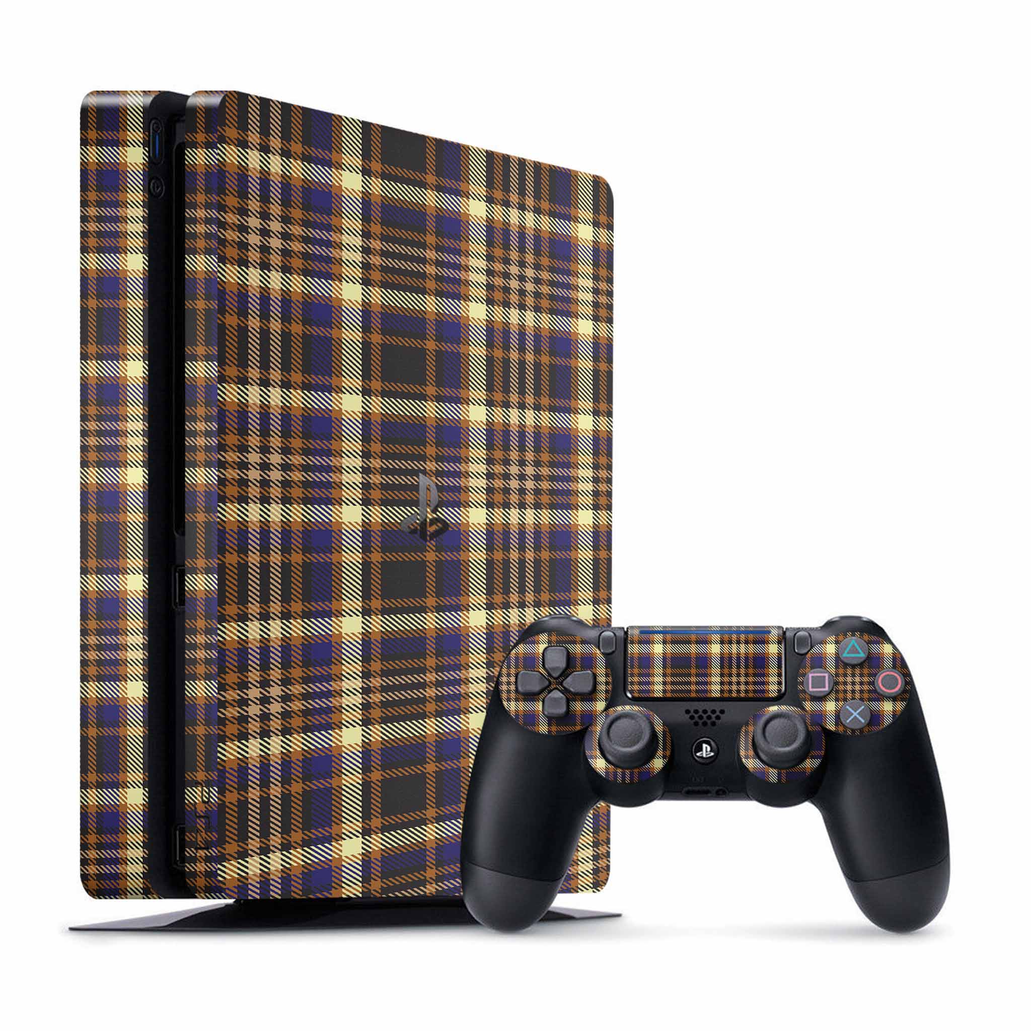 Butterscotch Plaid PS4 Slim Skin
