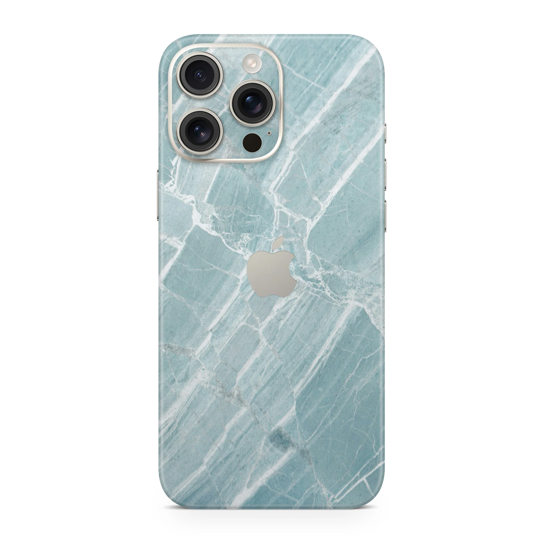 Mint Marble iPhone Skin + Case - Image 3