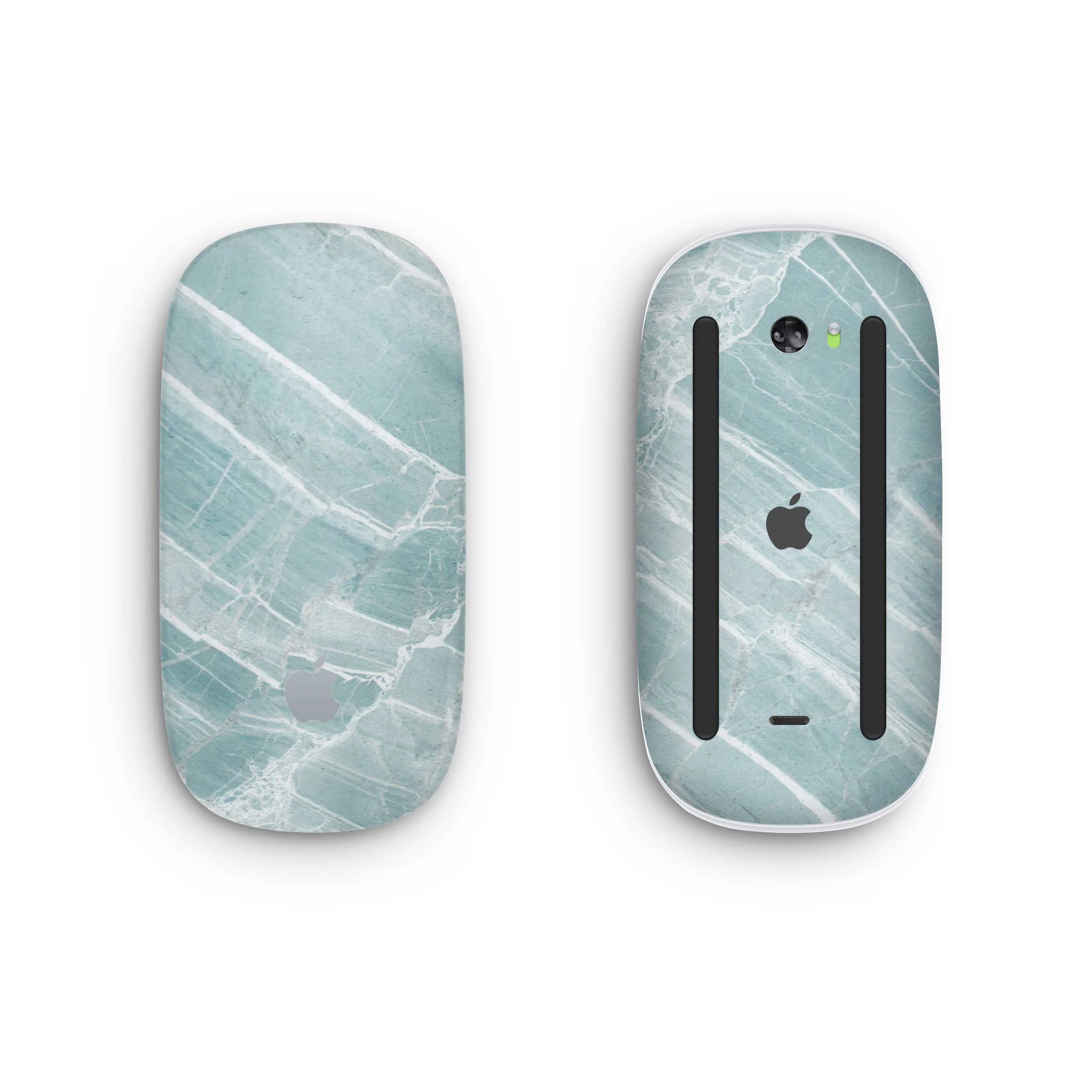 Mint Marble Magic Mouse Skin