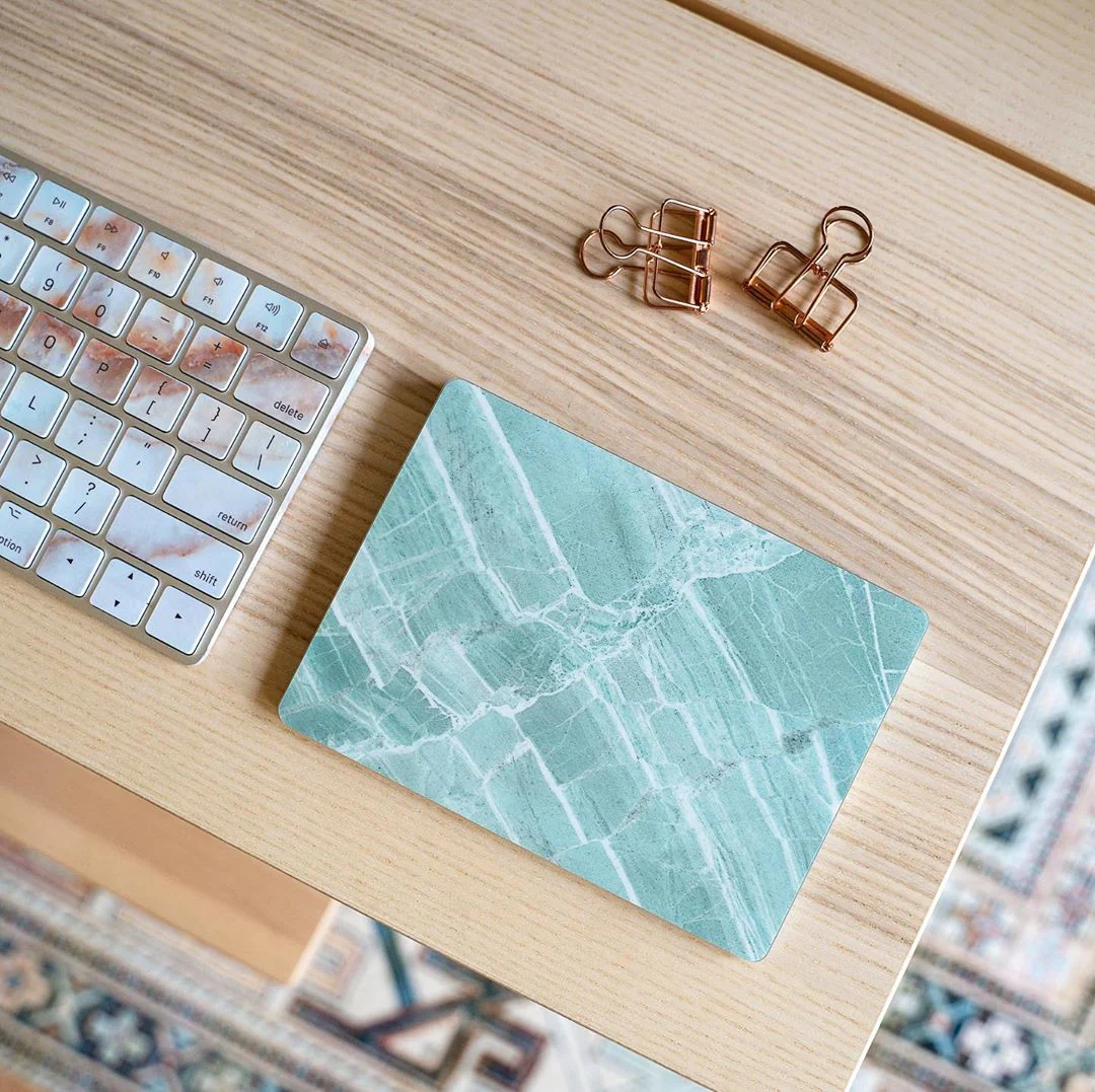 Mint Marble Magic Trackpad Skin - Image 4
