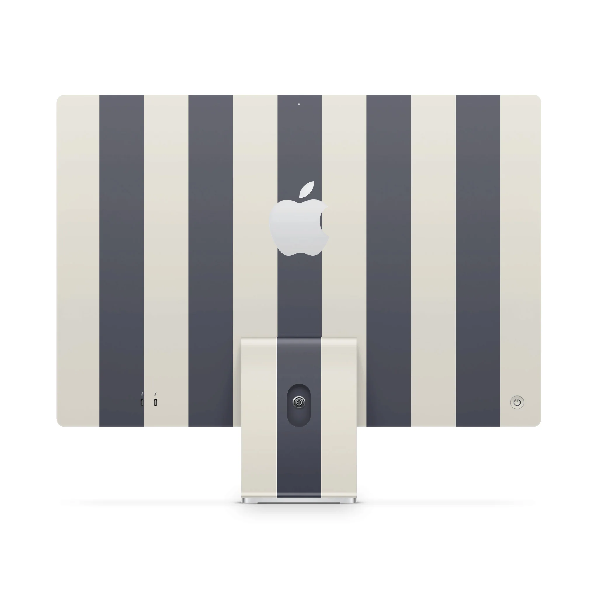 Navy Stripe iMac Skin