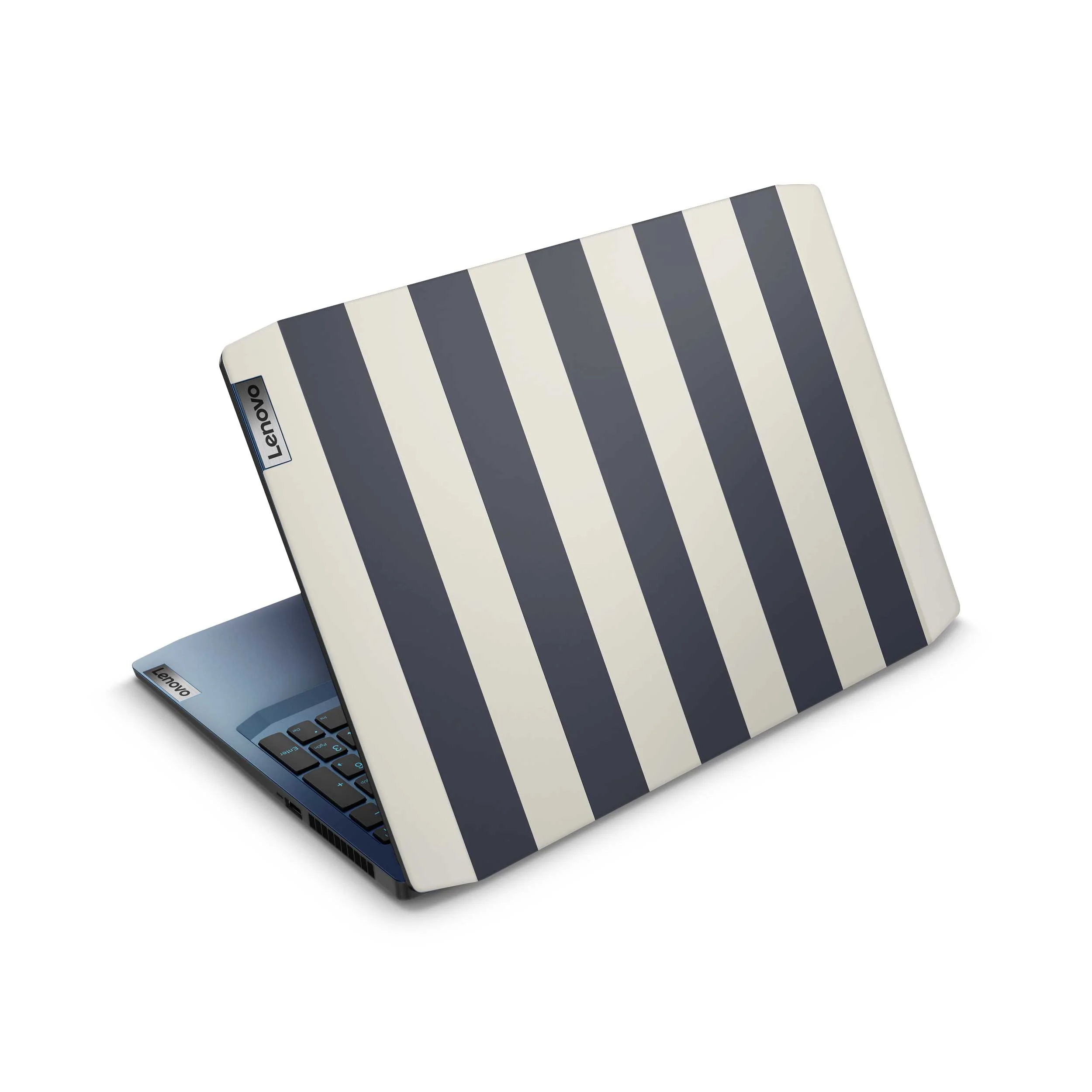 Navy Stripe Lenovo ThinkPad Skin - Image 2