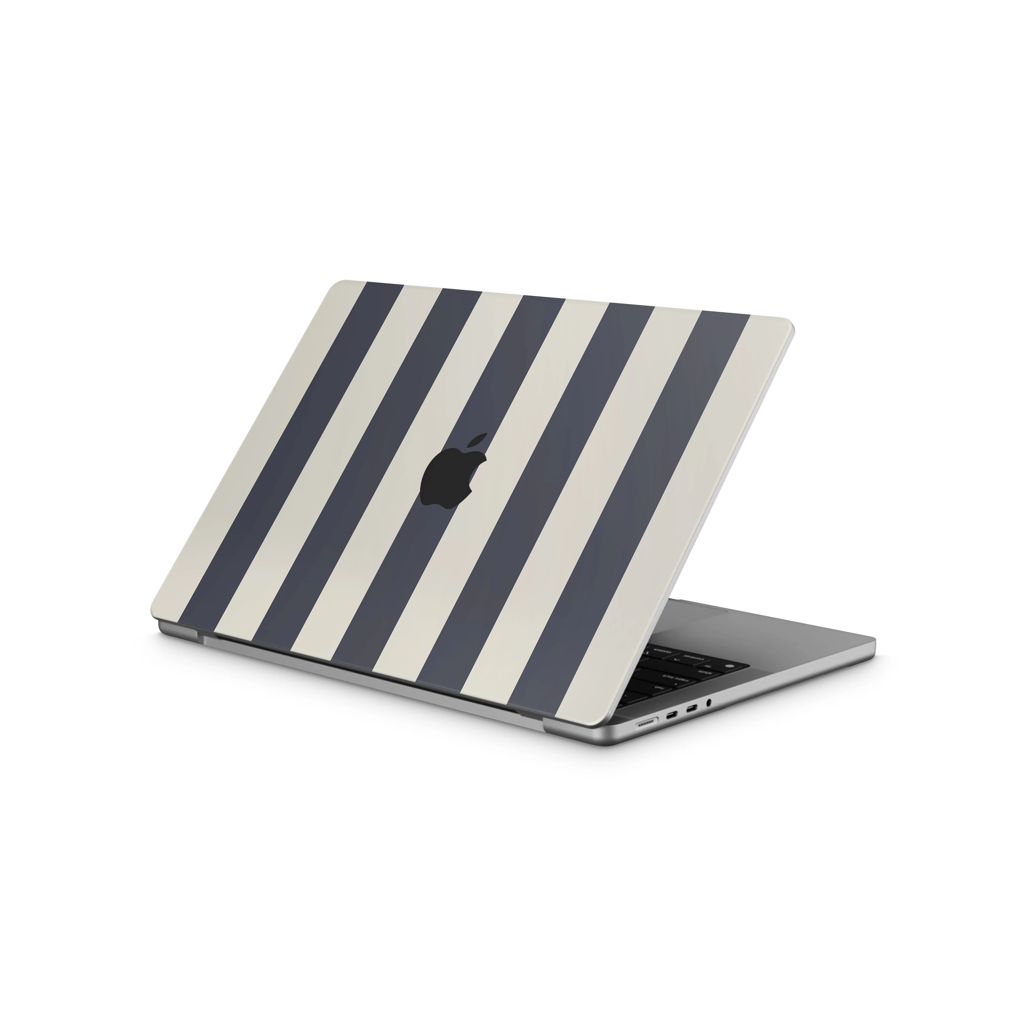 Navy Stripe MacBook Skin + Case - Image 5