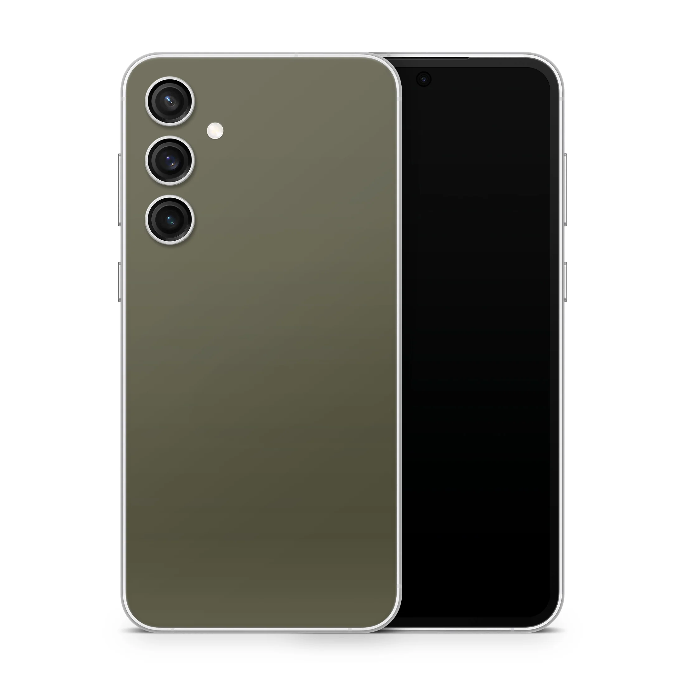 Olive Green Samsung Galaxy Skin + Case - Image 2