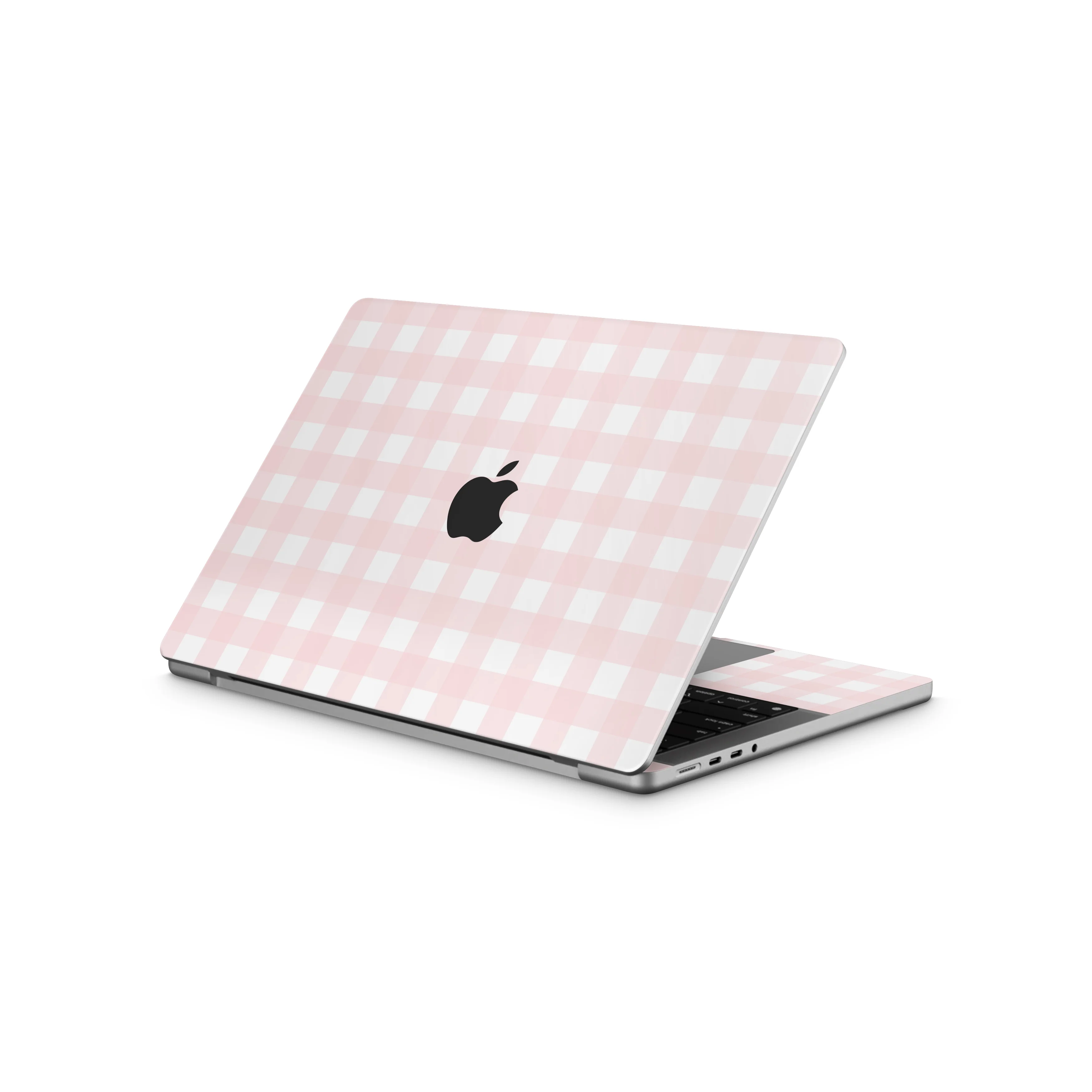 Pink Gingham MacBook Skin + Case - Image 7