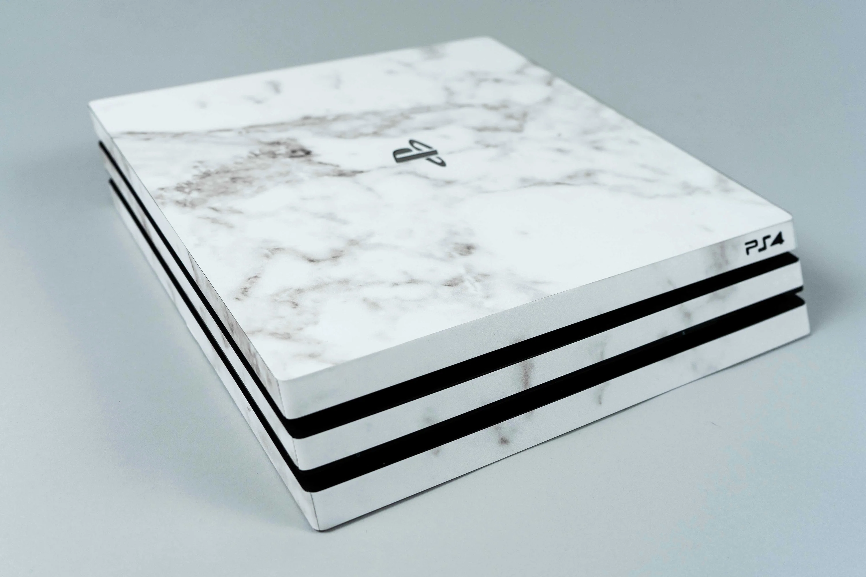 White Marble Playstation 4 Pro Skin - Image 4
