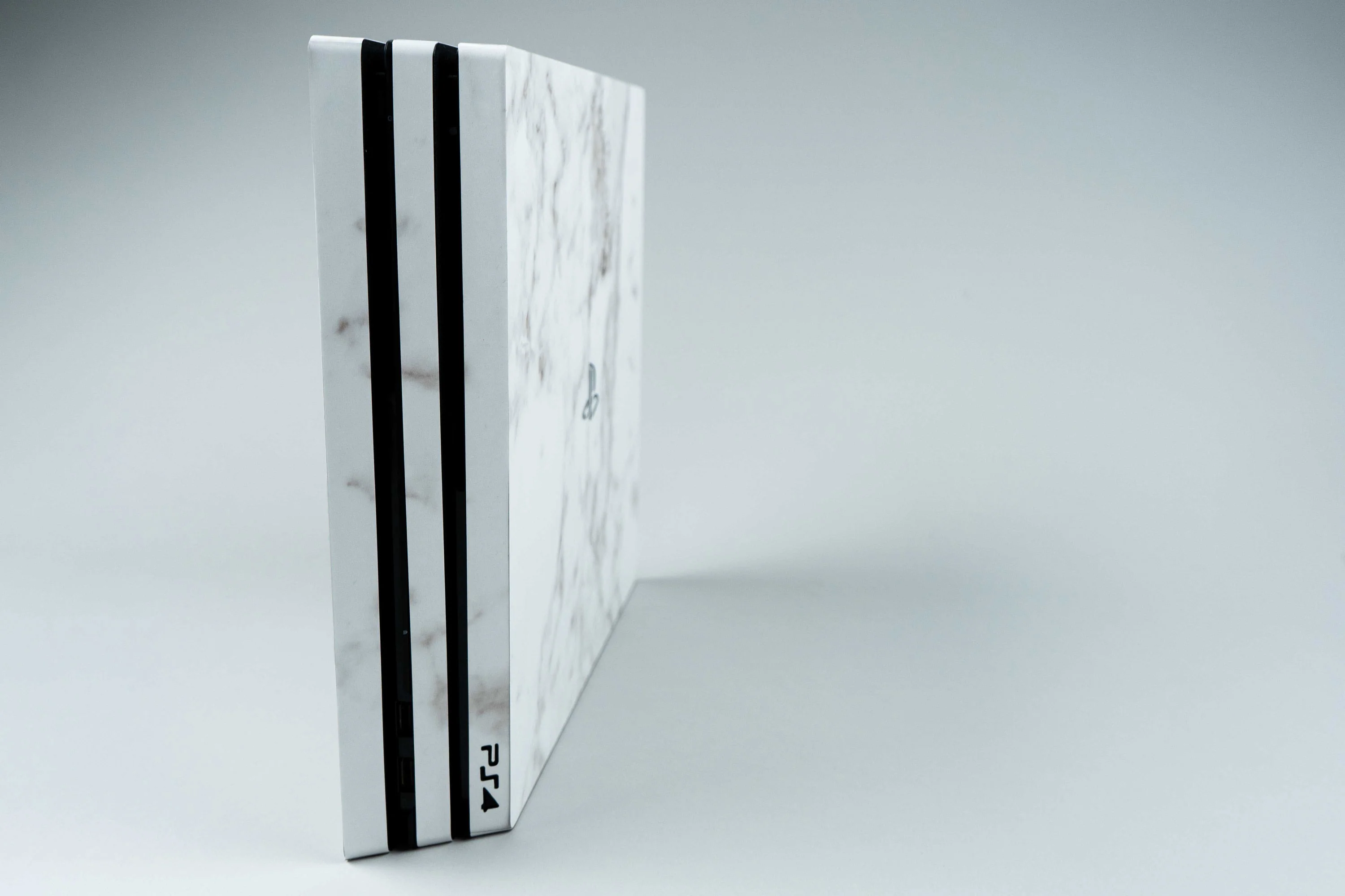 White Marble Playstation 4 Pro Skin - Image 5