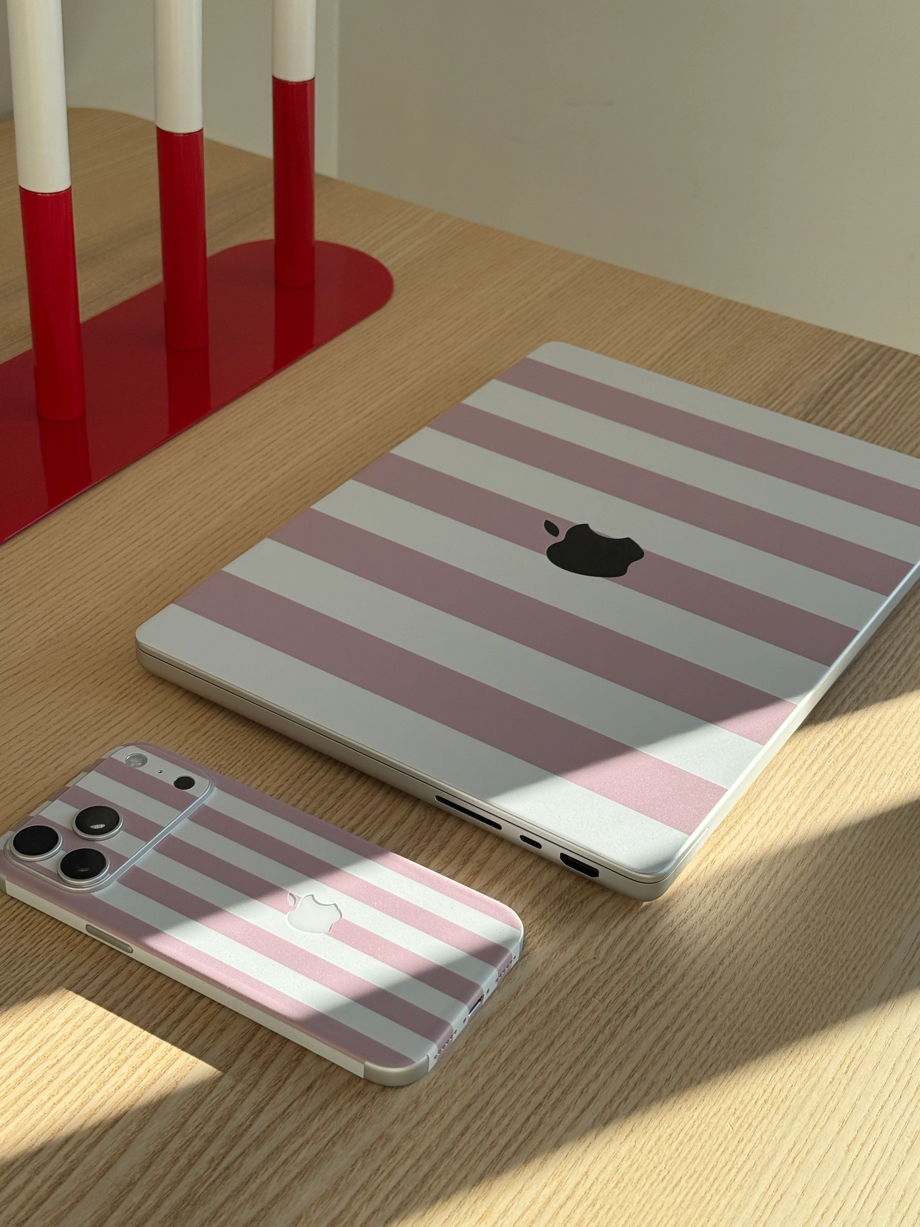 Sugar Stripe MacBook Skin + Case - Image 10