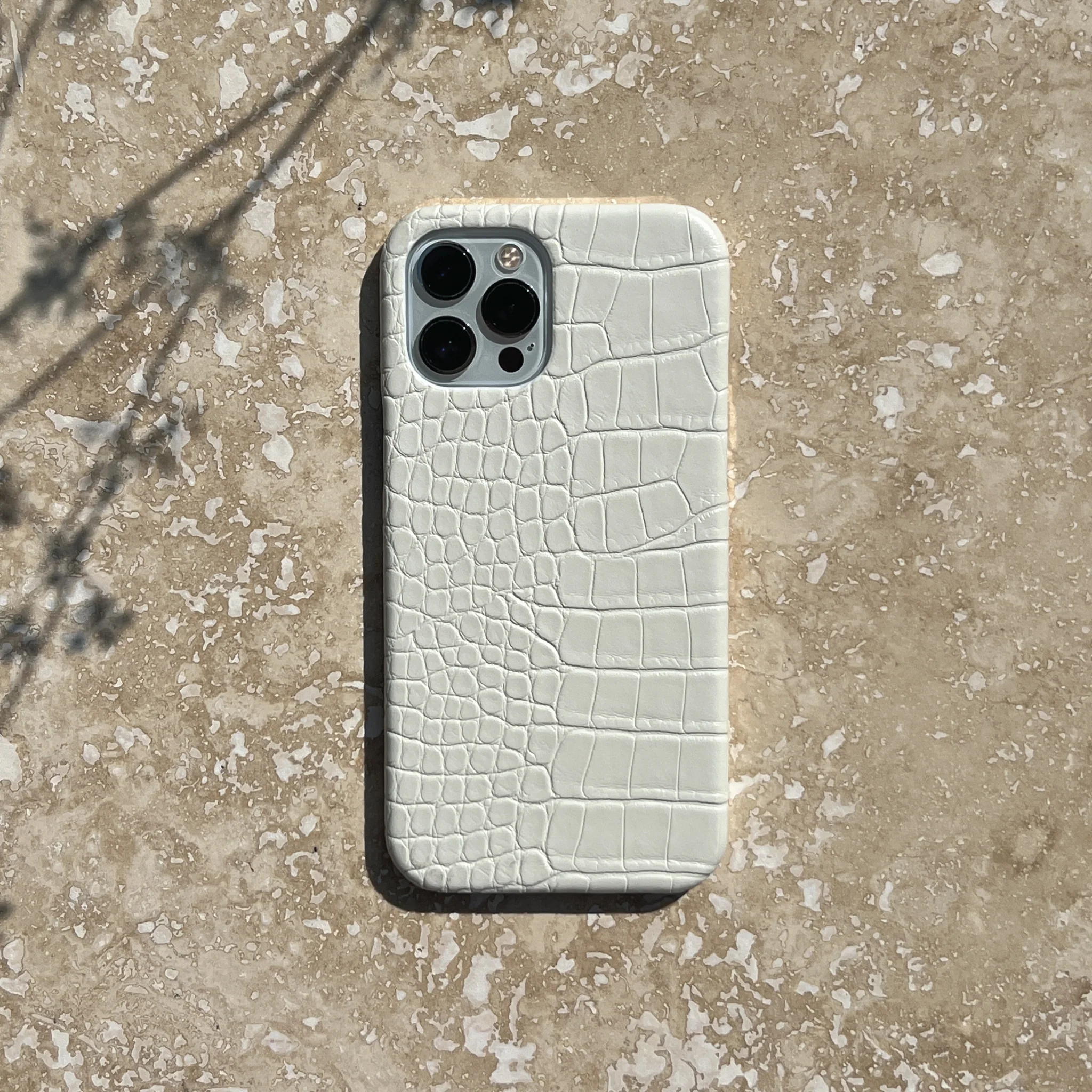White Crocodile iPhone Case - Image 12