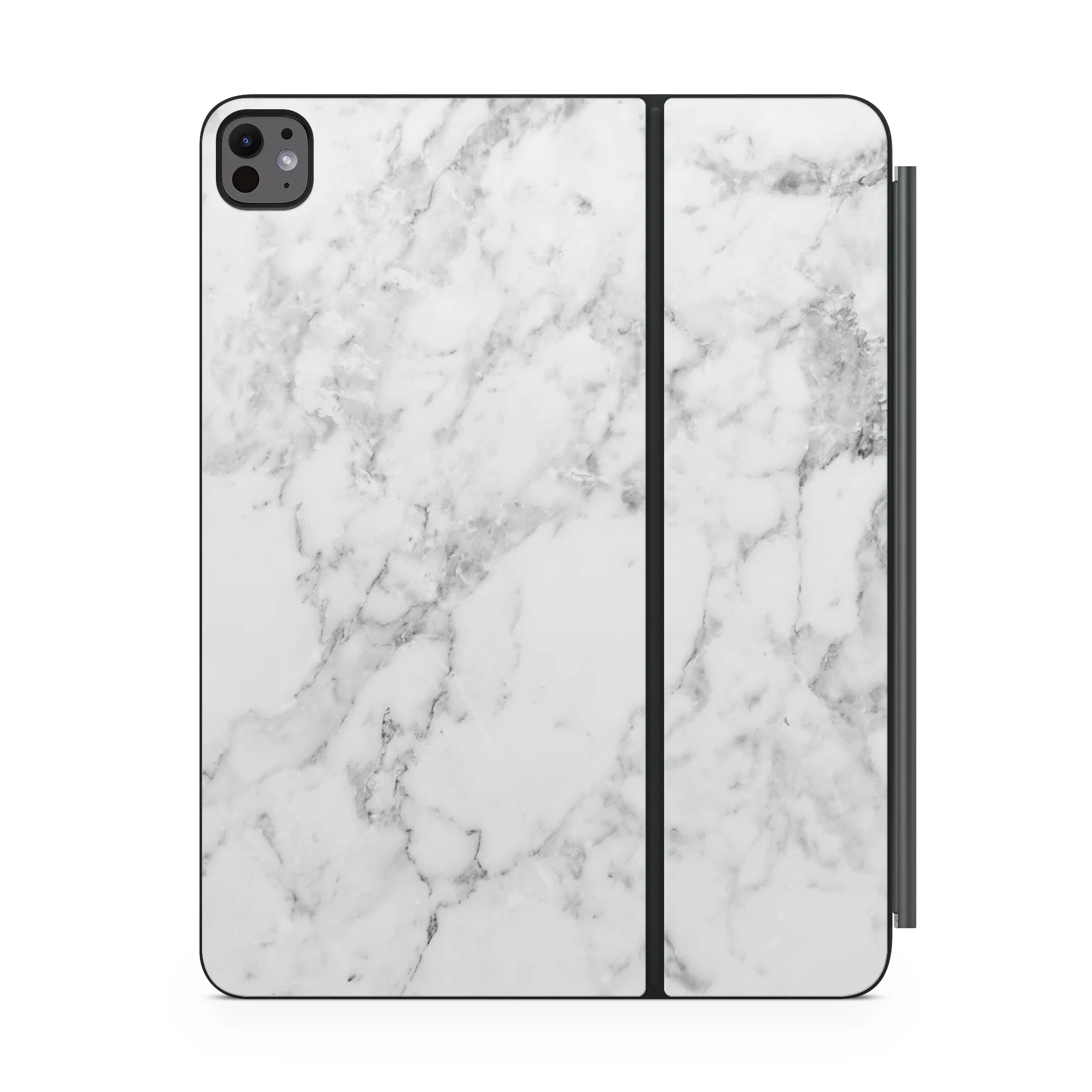 White Marble Magic Keyboard Skin for iPad - Image 2